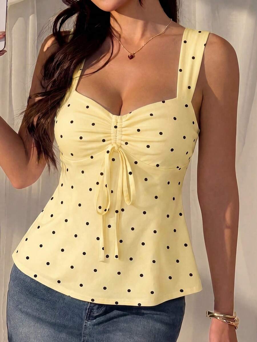 Damen Spitzen-Trägershirt Weiß – Lässiges Spitzenhemd für Alltag & Freizeit