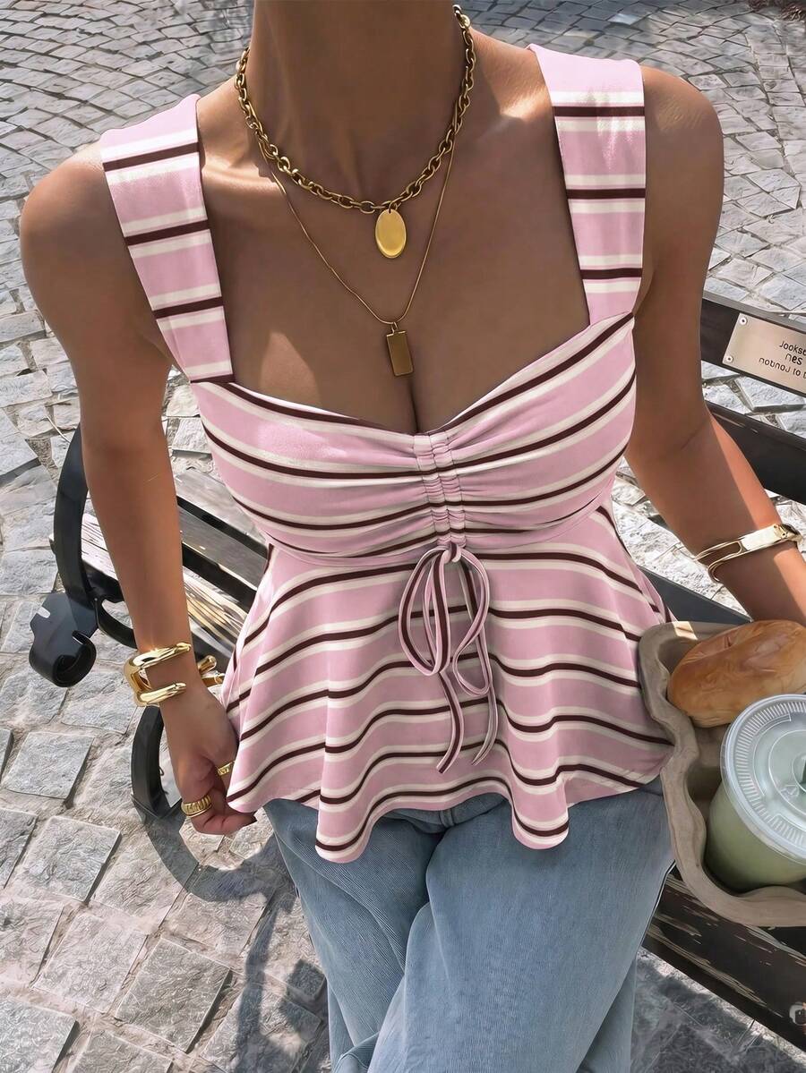 Damen Spitzen-Trägershirt Weiß – Lässiges Spitzenhemd für Alltag & Freizeit