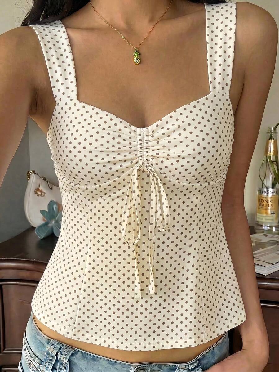Damen Spitzen-Trägershirt Weiß – Lässiges Spitzenhemd für Alltag & Freizeit