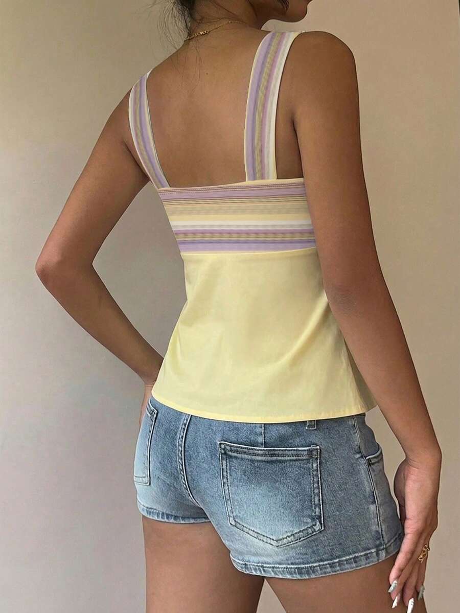 Damen Spitzen-Trägershirt Weiß – Lässiges Spitzenhemd für Alltag & Freizeit
