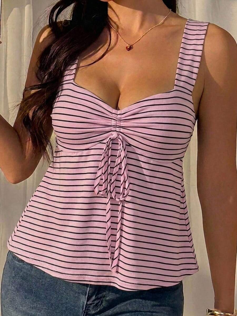 Damen Spitzen-Trägershirt Weiß – Lässiges Spitzenhemd für Alltag & Freizeit