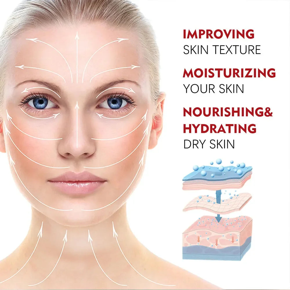 Retinol Lifting Firming Cream Collagen Glatte Falten Gesichtscreme für Feuchtigkeitscreme, Aufhellung, Aufhellung der Haut