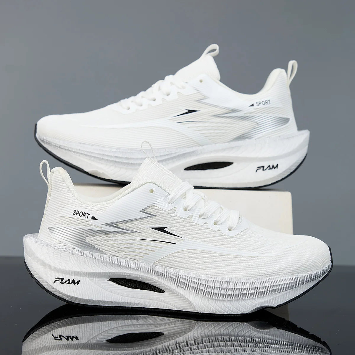 Herren-Sport-Laufschuhe – Atmungsaktiv, Leicht, Rutschfest