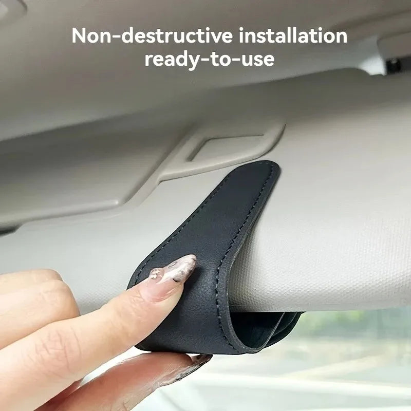 Auto Brillenhalter für Sonnenblende – Multifunktional, Magnetisch