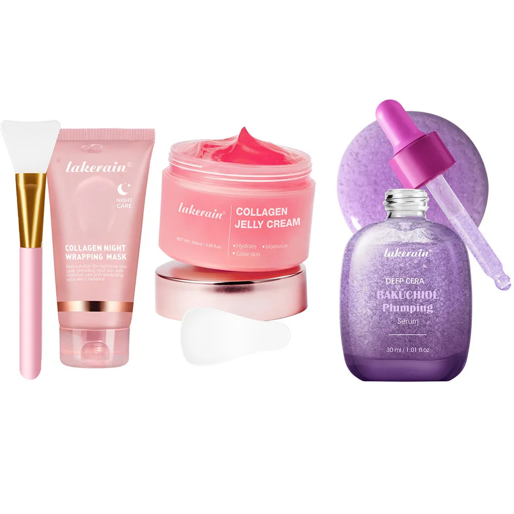 Koreanische Tiefe Kollagen Maske Peel Off Maske Gesicht Anti Falten Lifting Hautpflege Masken Bio Pack Nacht Verpackung Frau Übernachtung Haut