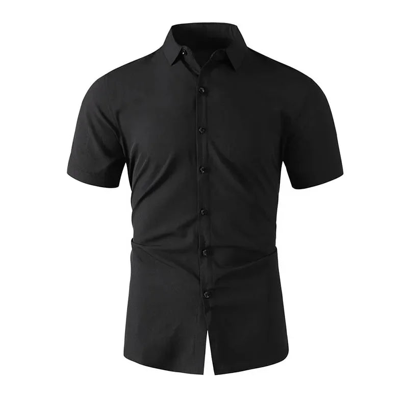 Business Casual Kurzarmhemd für Herren