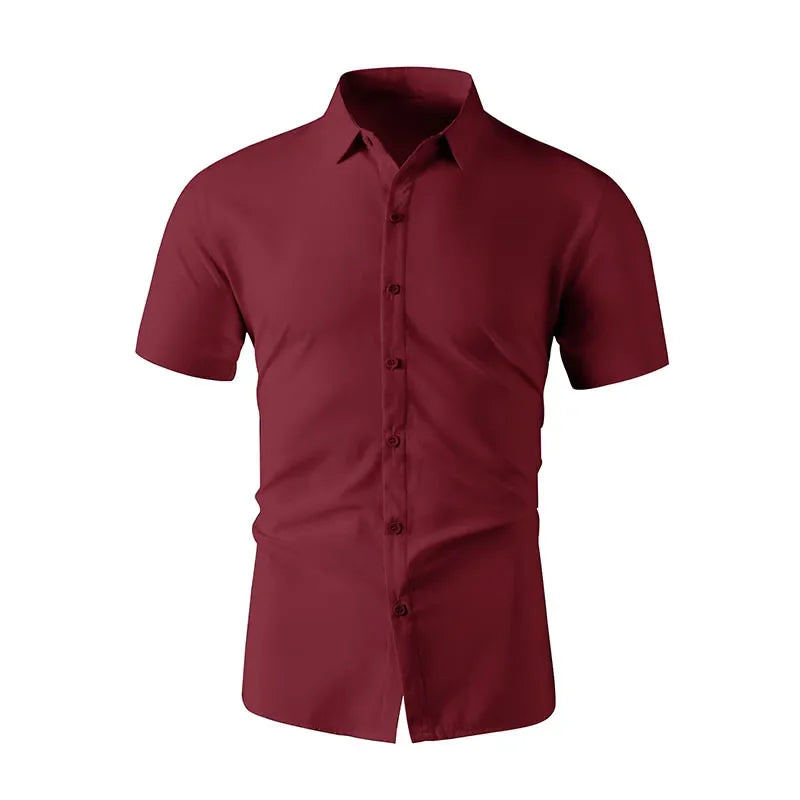 Business Casual Kurzarmhemd für Herren – Sommer