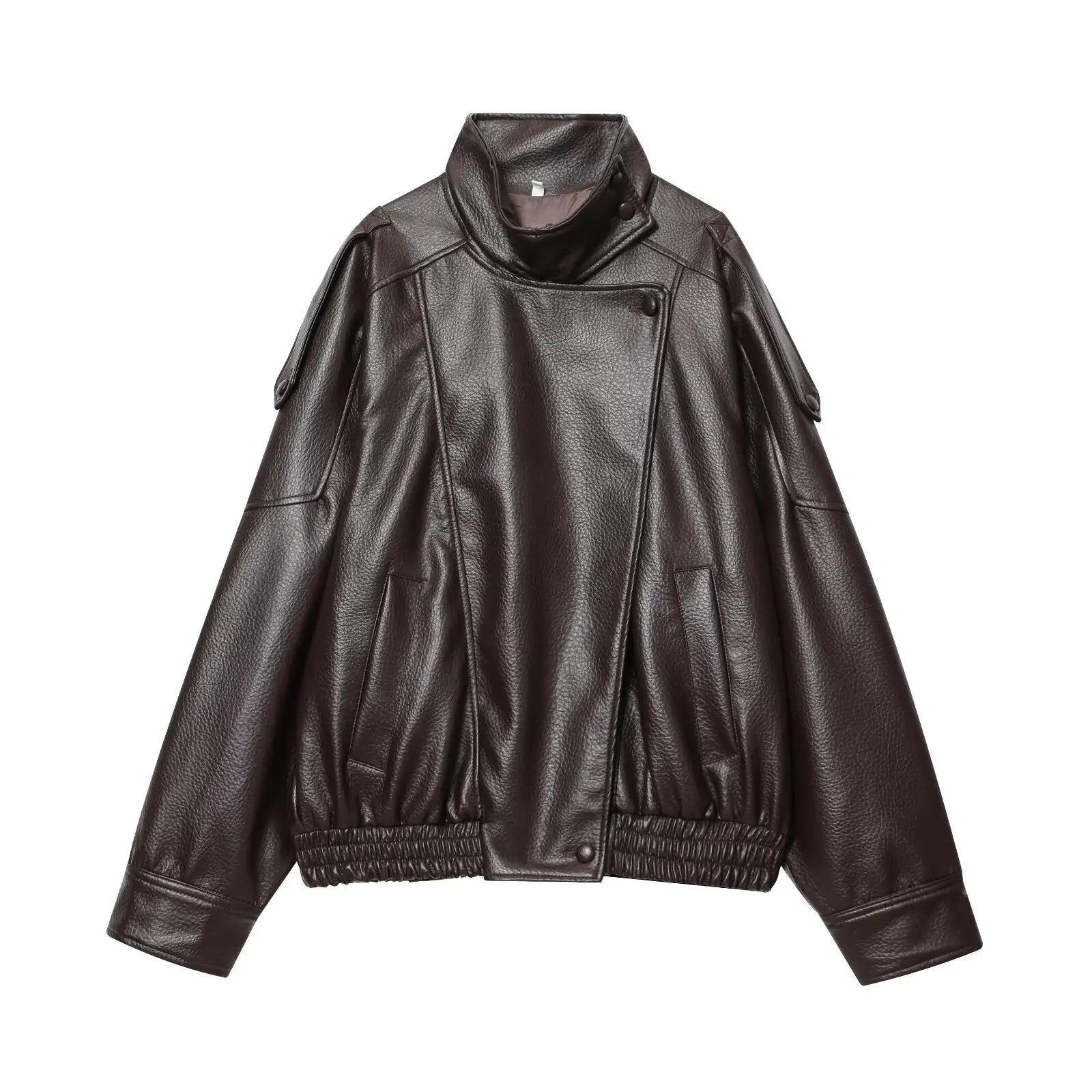 TFMLN Kunstleder-Jacke für Damen