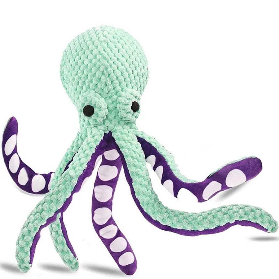 Plüsch-Oktopus-Spielzeug für Hunde – Interaktiv mit Sound