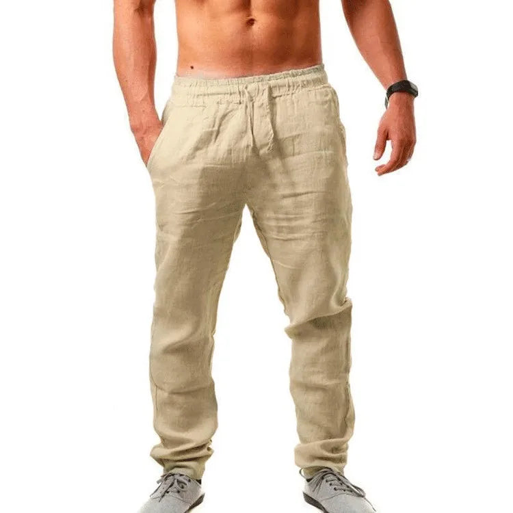 Herren Weite Leinenhose Sommer 2025