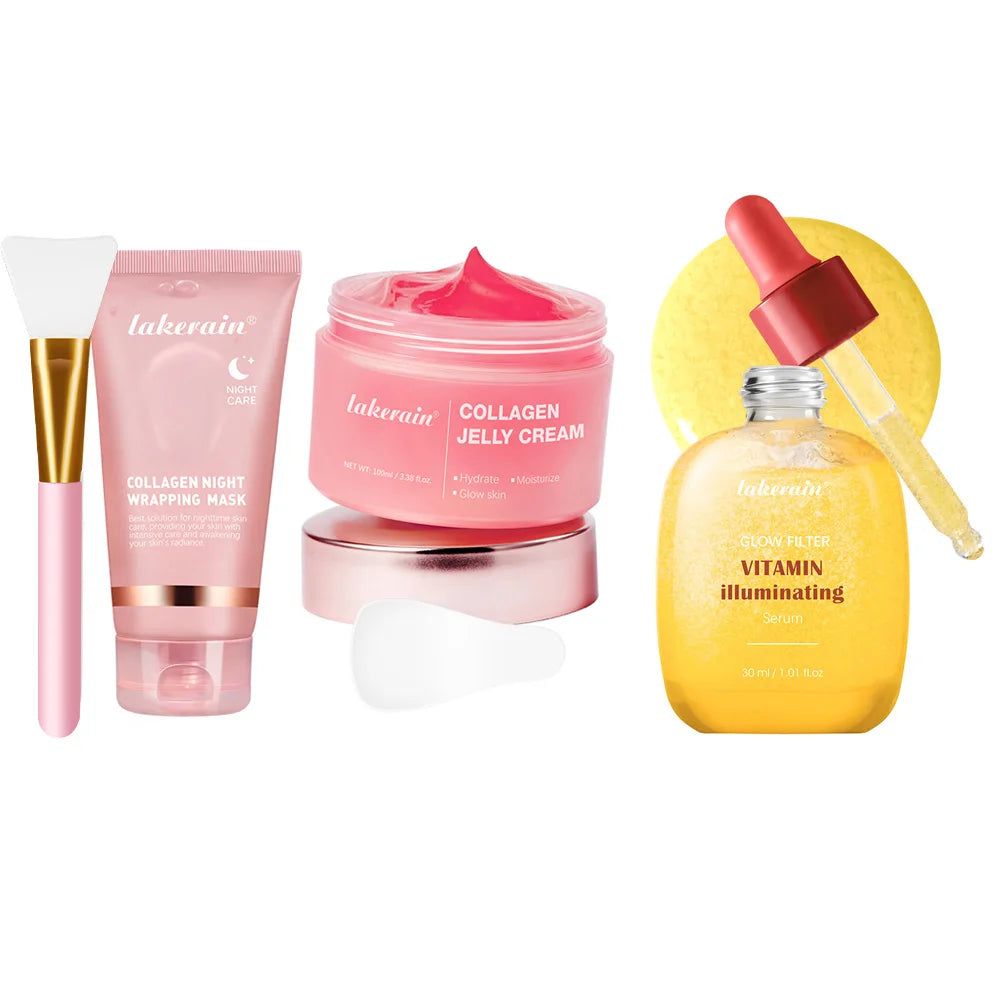 Koreanische Tiefe Kollagen Maske Peel Off Maske Gesicht Anti Falten Lifting Hautpflege Masken Bio Pack Nacht Verpackung Frau Übernachtung Haut