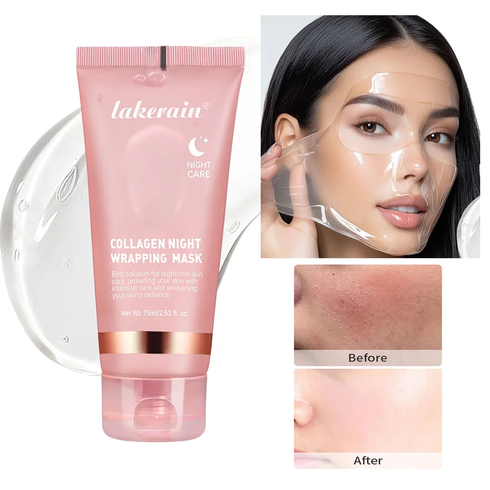 Koreanische Tiefe Kollagen Maske Peel Off Maske Gesicht Anti Falten Lifting Hautpflege Masken Bio Pack Nacht Verpackung Frau Übernachtung Haut