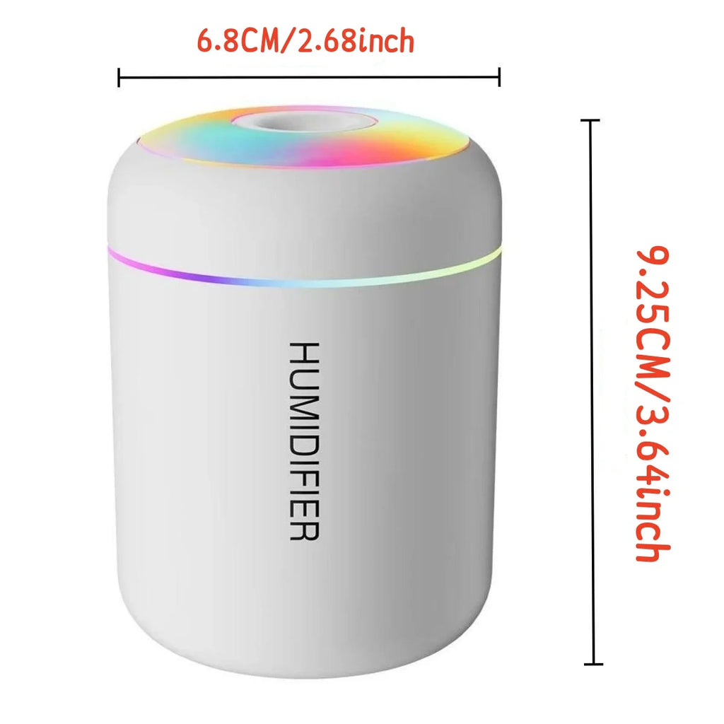 180ml Mini Luftbefeuchter USB – Aroma Diffuser, Ätherische Öle, Luftreiniger für Auto, Zuhause & Schlafzimmer