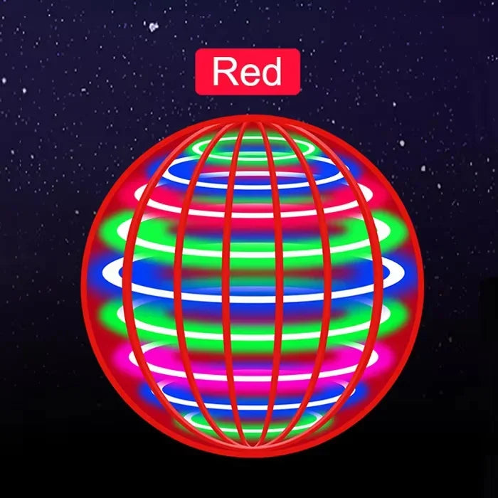 Schwebender Magischer UFO-Flugball mit LED-Beleuchtung, Automatisch Rotierendes Fluggerät, Outdoor-Spielzeug, Geburtstagsgeschenk
