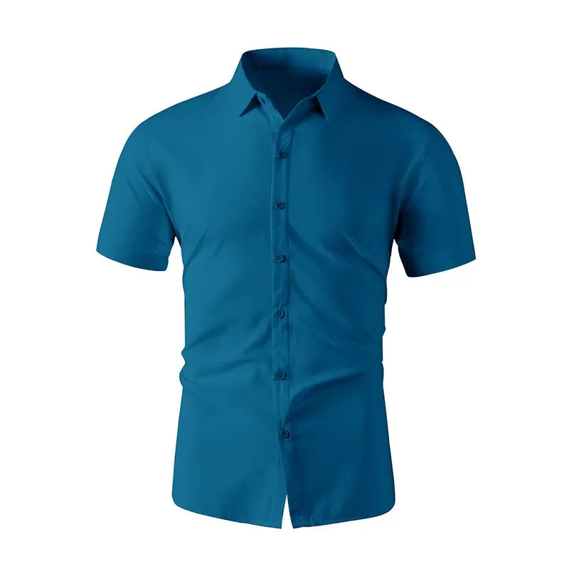 Business Casual Kurzarmhemd für Herren – Sommer