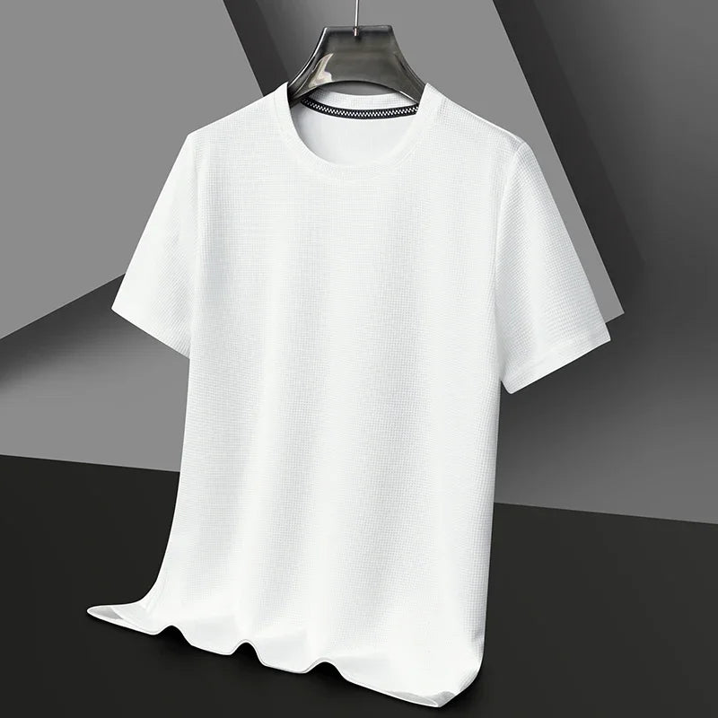 Waffel-Struktur T-Shirt für Herren