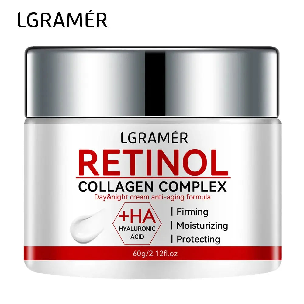 Retinol Lifting Firming Cream Collagen Glatte Falten Gesichtscreme für Feuchtigkeitscreme, Aufhellung, Aufhellung der Haut