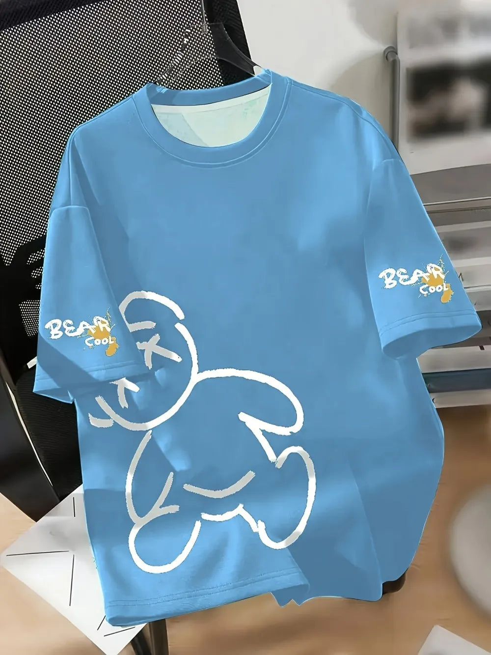 Herren T-Shirt mit Bären-Print