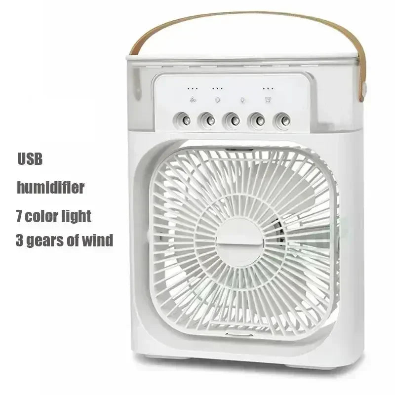 3-in-1 Ventilator &amp; Luftbefeuchter mit LED-Licht