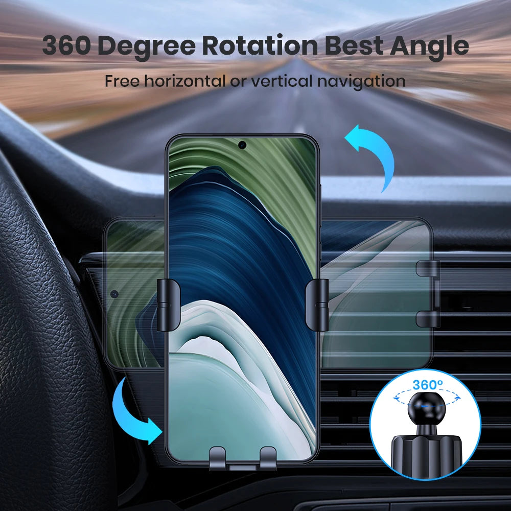 TOPK Universeller Auto Handyhalter Lüftungsschlitz – KFZ Halterung für iPhone & Android