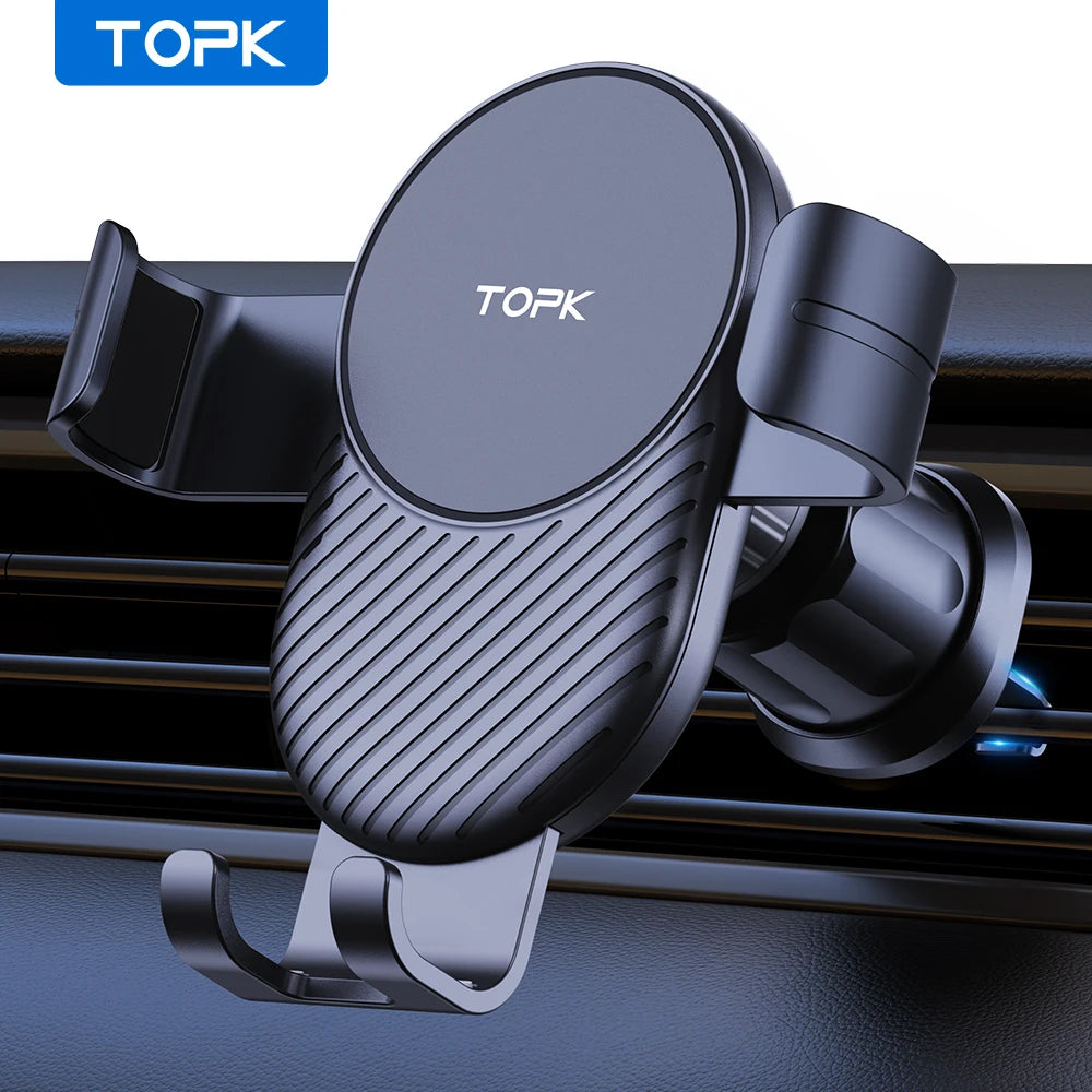 TOPK Universeller Auto Handyhalter Lüftungsschlitz – KFZ Halterung für iPhone & Android