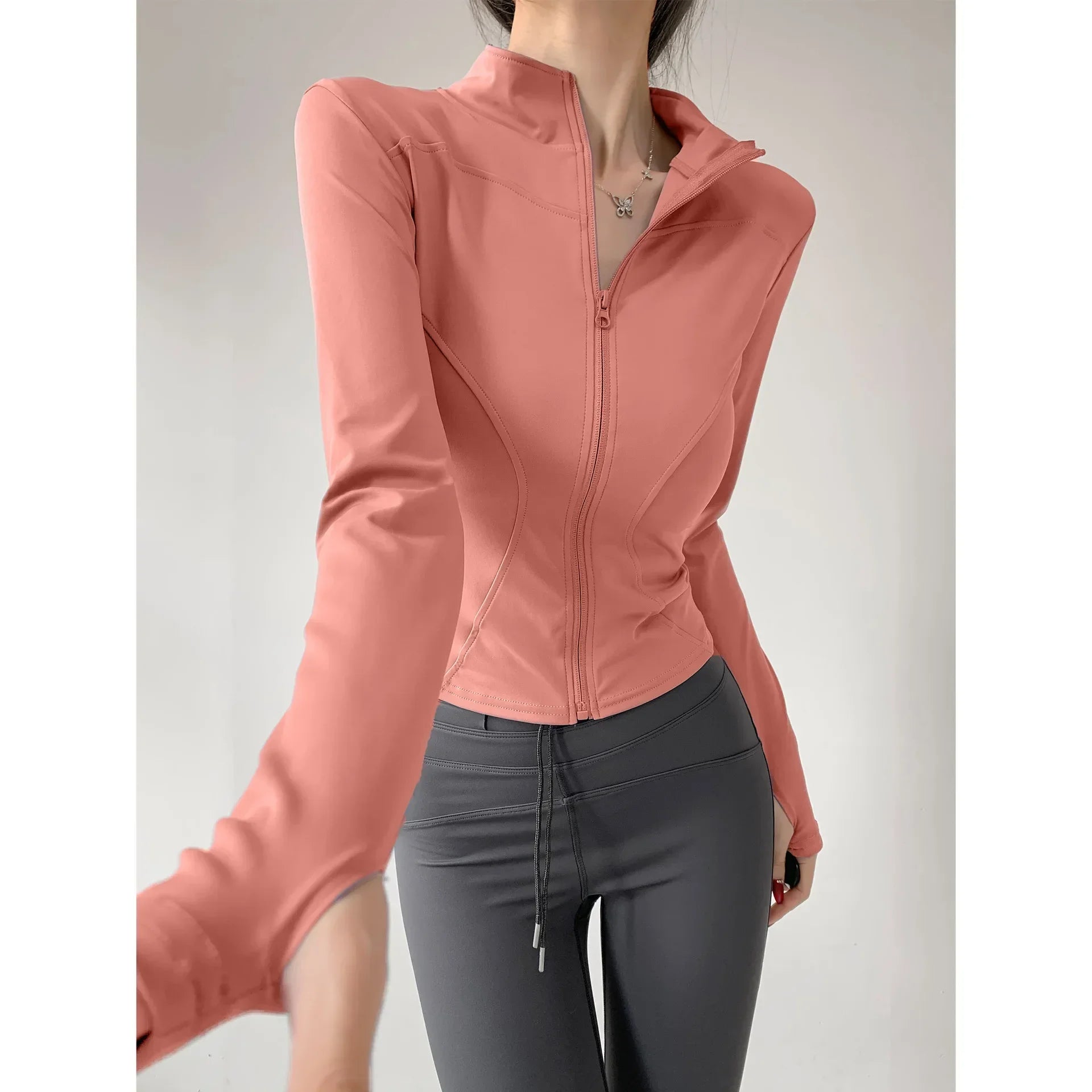 Schnelltrocknende Sport-Jacke für Damen – Yoga & Laufjacke