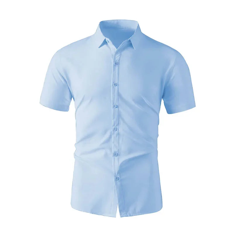 Business Casual Kurzarmhemd für Herren – Sommer