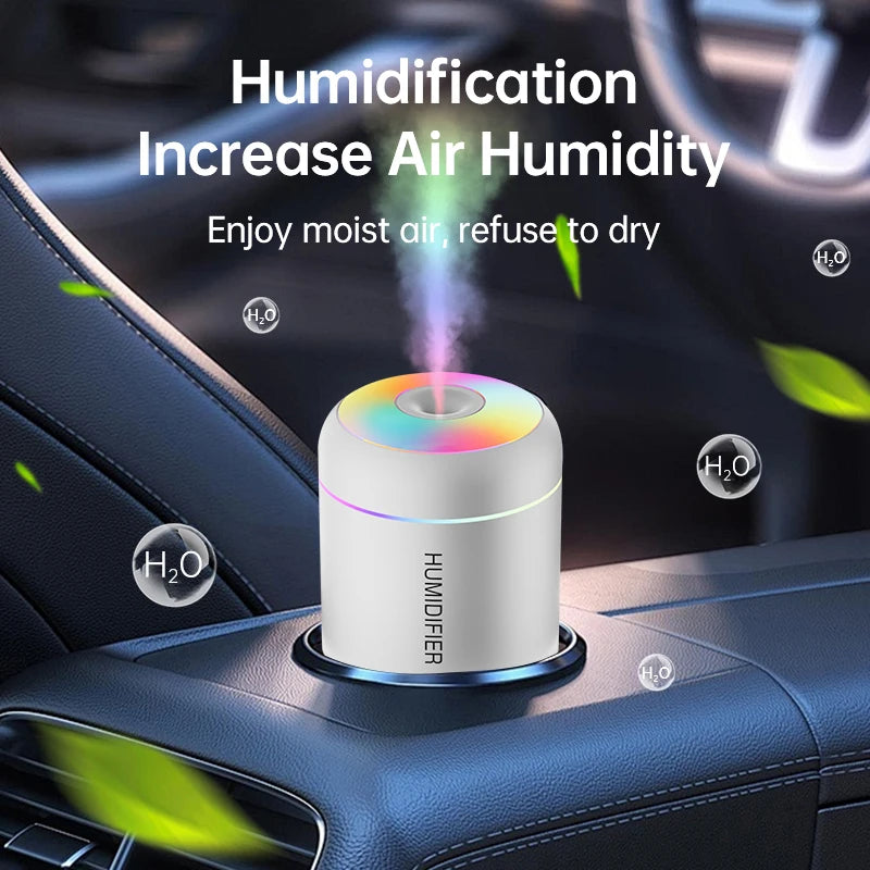 180ml Mini Luftbefeuchter USB – Aroma Diffuser, Ätherische Öle, Luftreiniger für Auto, Zuhause & Schlafzimmer