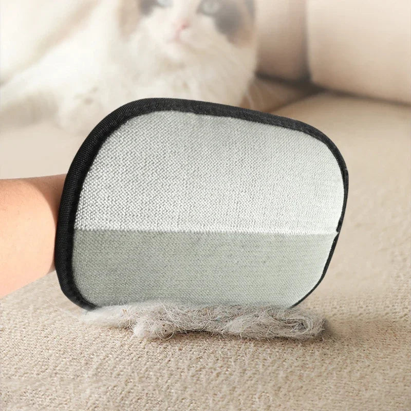 Doppelseitige Tierpflegehandschuhe für Katzen und Hunde - Reinigungswerkzeug für Kätzchen Hundebürste zur Fellentfernung Tierbedarfsartikel