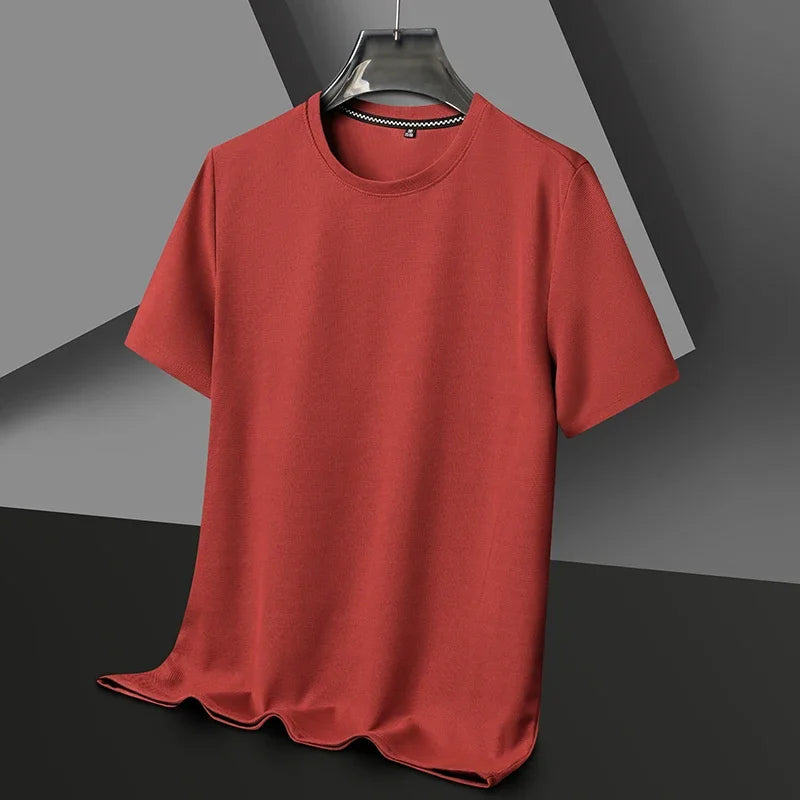 Waffel-Struktur T-Shirt für Herren – Sommer
