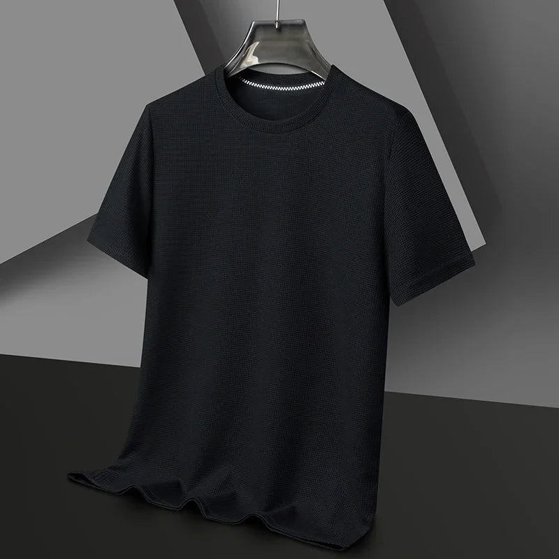 Waffel-Struktur T-Shirt für Herren