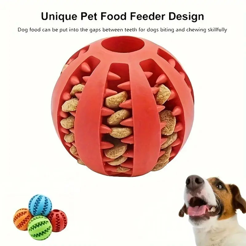 Hundespielzeugball – Ungiftig, Bissfest, mit Leckerli-Funktion