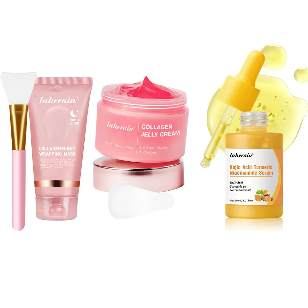 Koreanische Tiefe Kollagen Maske Peel Off Maske Gesicht Anti Falten Lifting Hautpflege Masken Bio Pack Nacht Verpackung Frau Übernachtung Haut