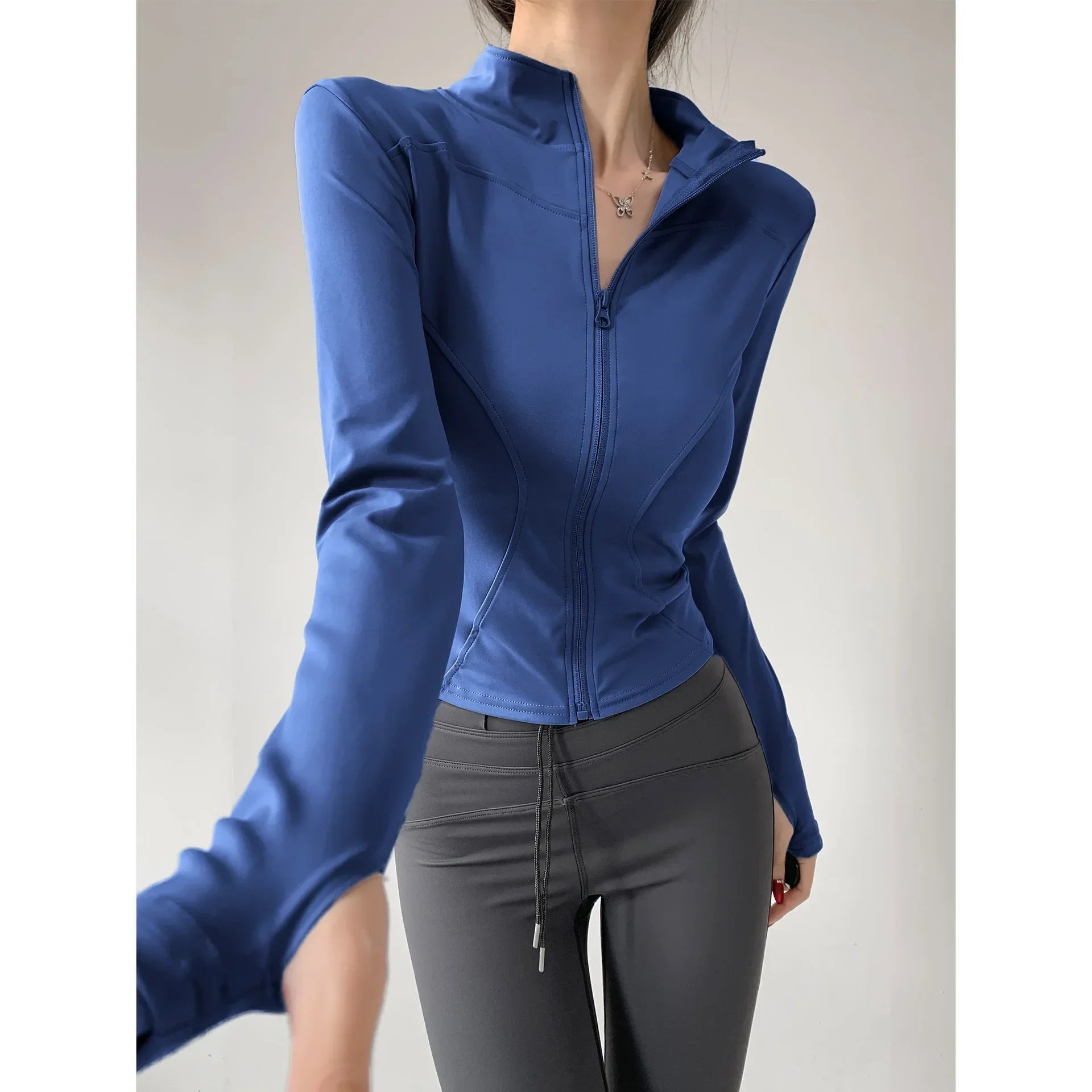 Schnelltrocknende Sport-Jacke für Damen – Yoga & Laufjacke