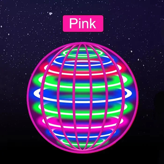 Schwebender Magischer UFO-Flugball mit LED-Beleuchtung, Automatisch Rotierendes Fluggerät, Outdoor-Spielzeug, Geburtstagsgeschenk