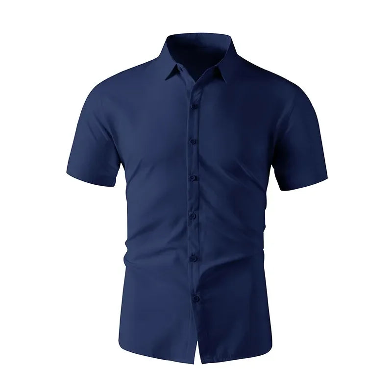 Business Casual Kurzarmhemd für Herren – Sommer