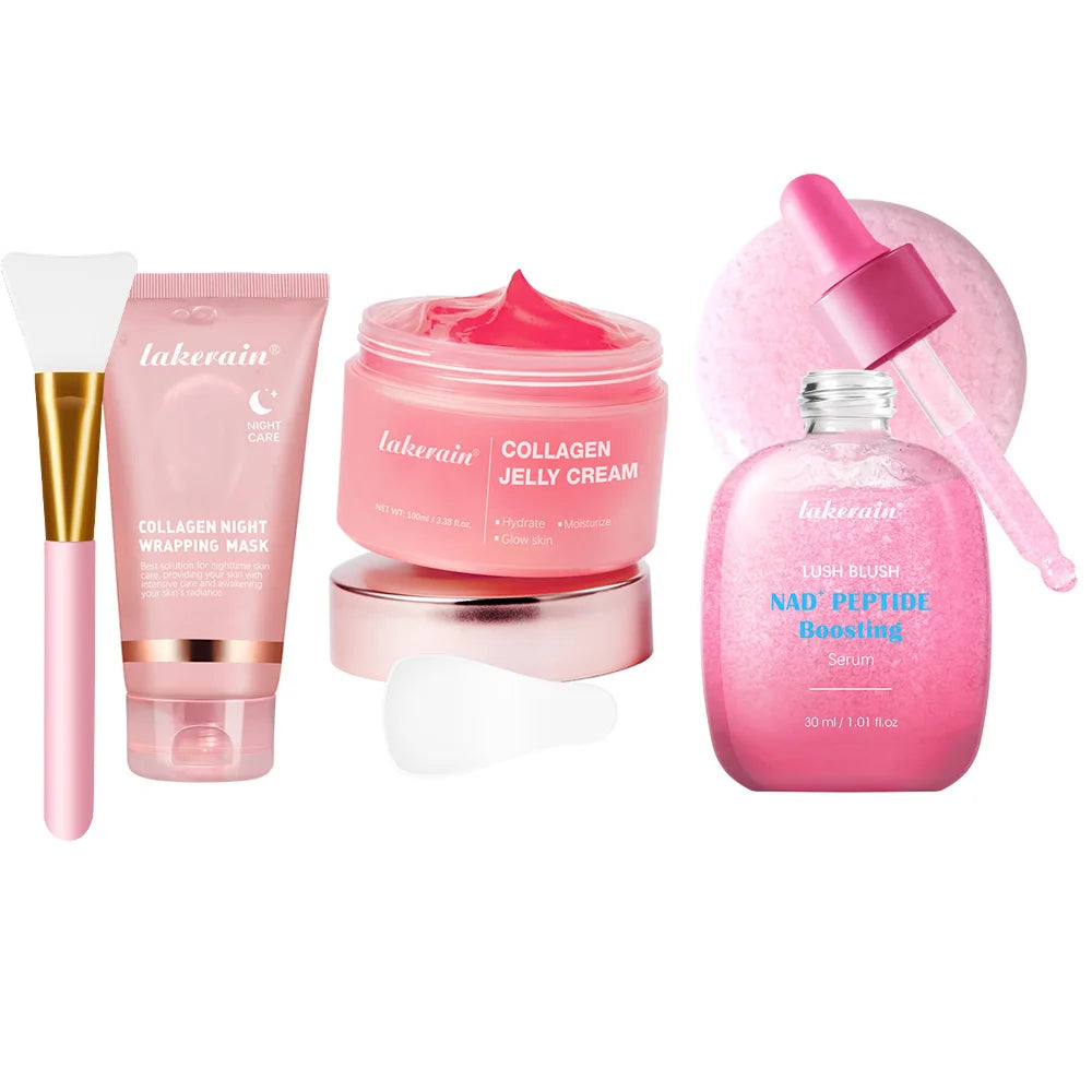 Koreanische Tiefe Kollagen Maske Peel Off Maske Gesicht Anti Falten Lifting Hautpflege Masken Bio Pack Nacht Verpackung Frau Übernachtung Haut