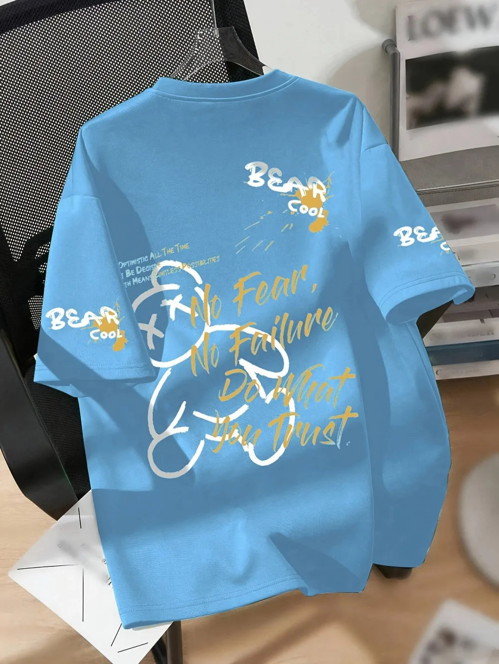 Herren T-Shirt mit Bären-Print