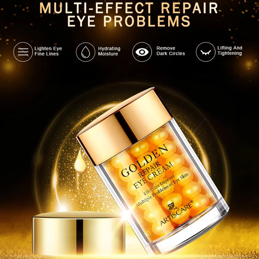 Artiscare 24 Karat Gold Hautpflege Set – Gesichtsessenz, Augencreme & Serum