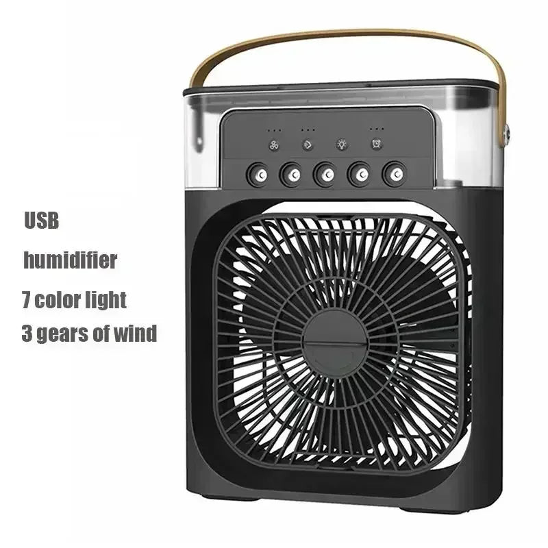 3-in-1 Ventilator &amp; Luftbefeuchter mit LED-Licht