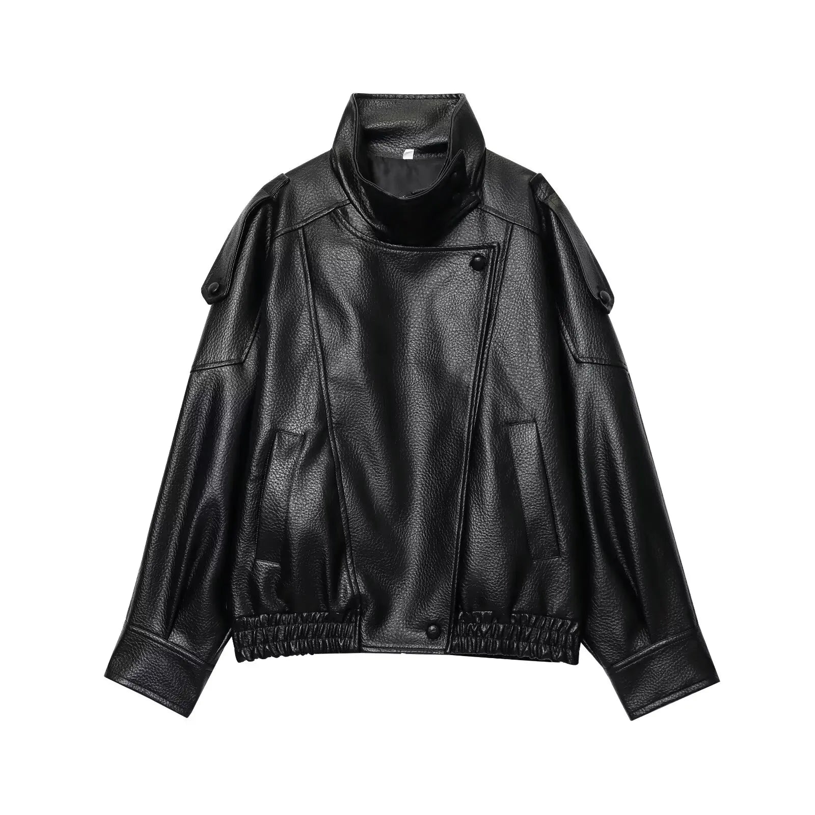 TFMLN Kunstleder-Jacke für Damen